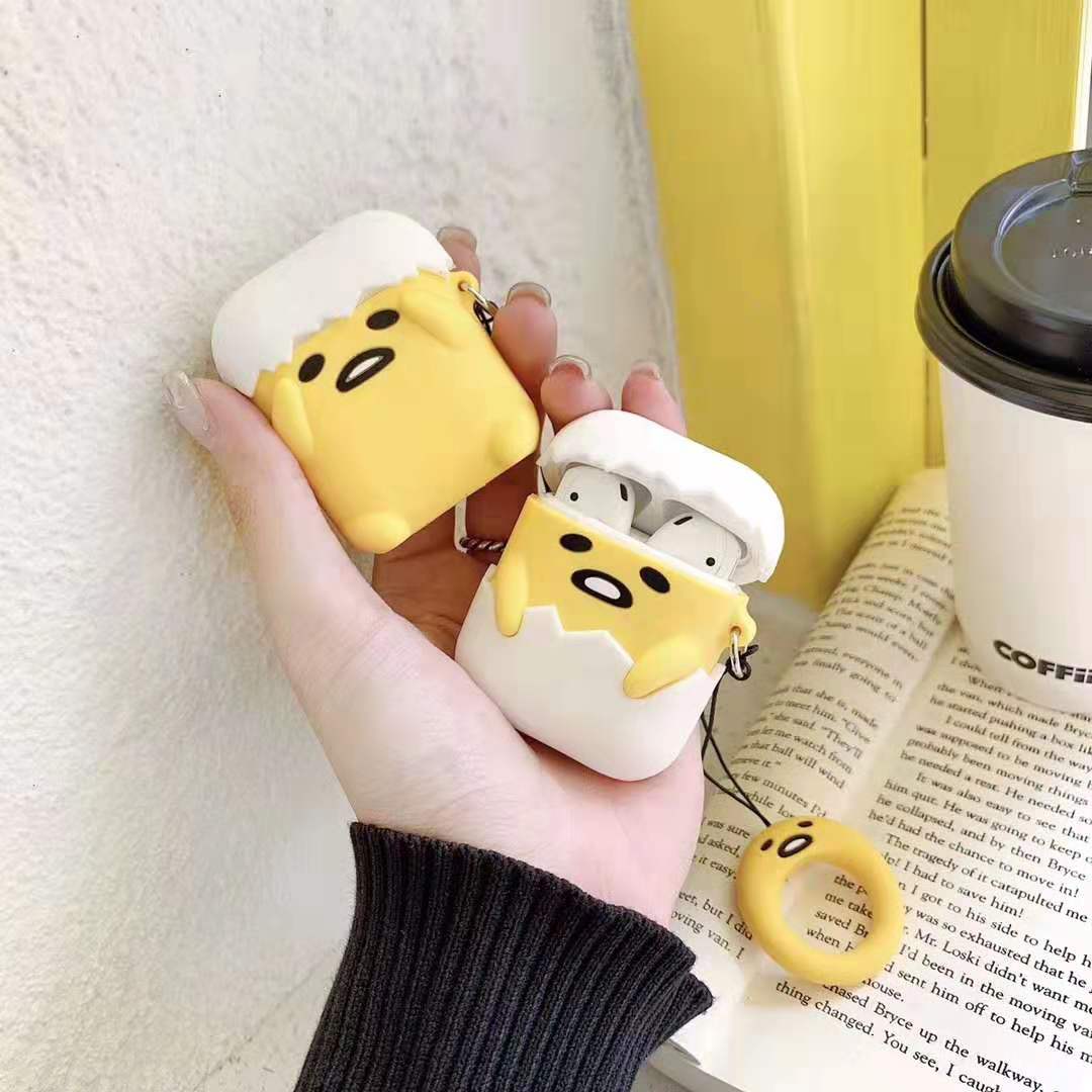 Cute Yellow For Egg Airpod Case For Air pods Case For Airpods Case